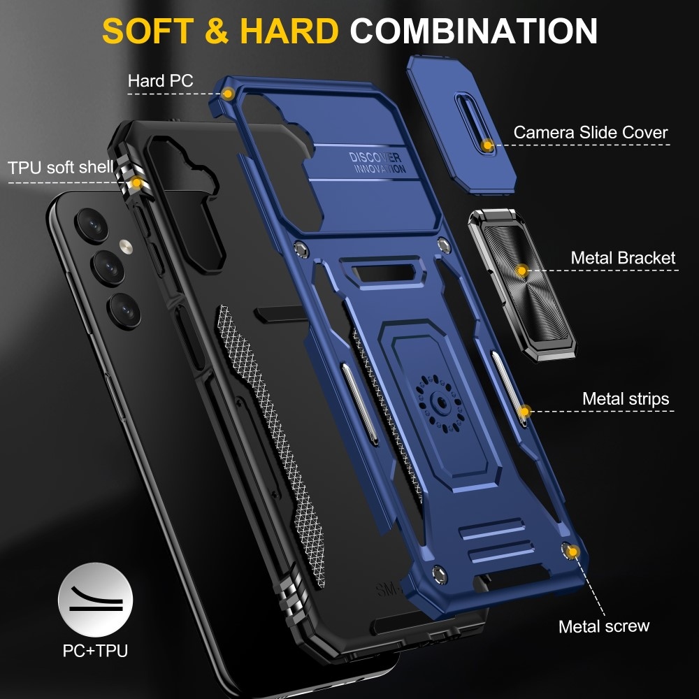 Lens odolný kryt na Samsung Galaxy A05s - tmavěmodrý