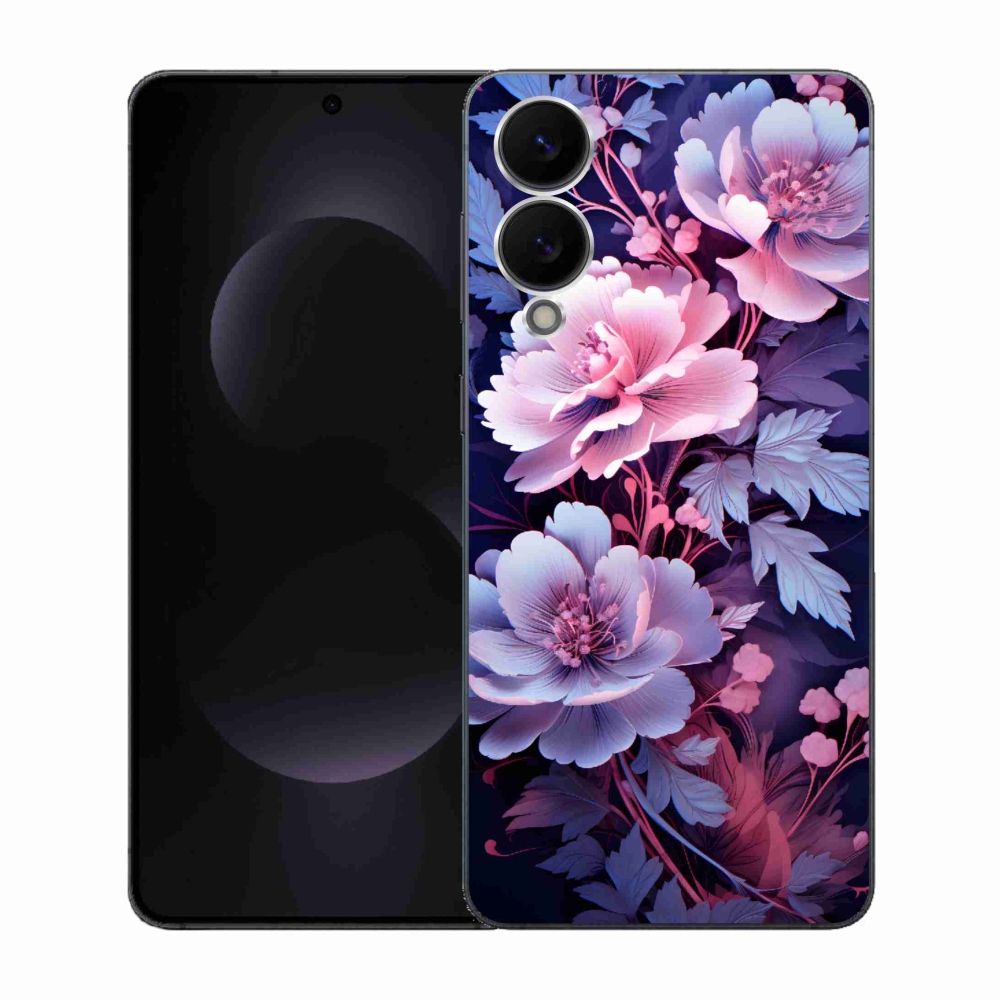 Gelový kryt mmCase na Samsung Galaxy S25 Edge - květiny 11