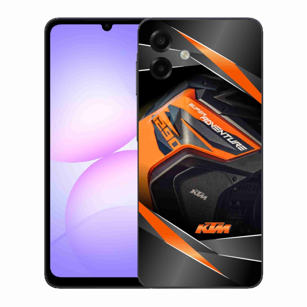 Gelový kryt mmCase na Samsung Galaxy A07 4G - motorka ktm
