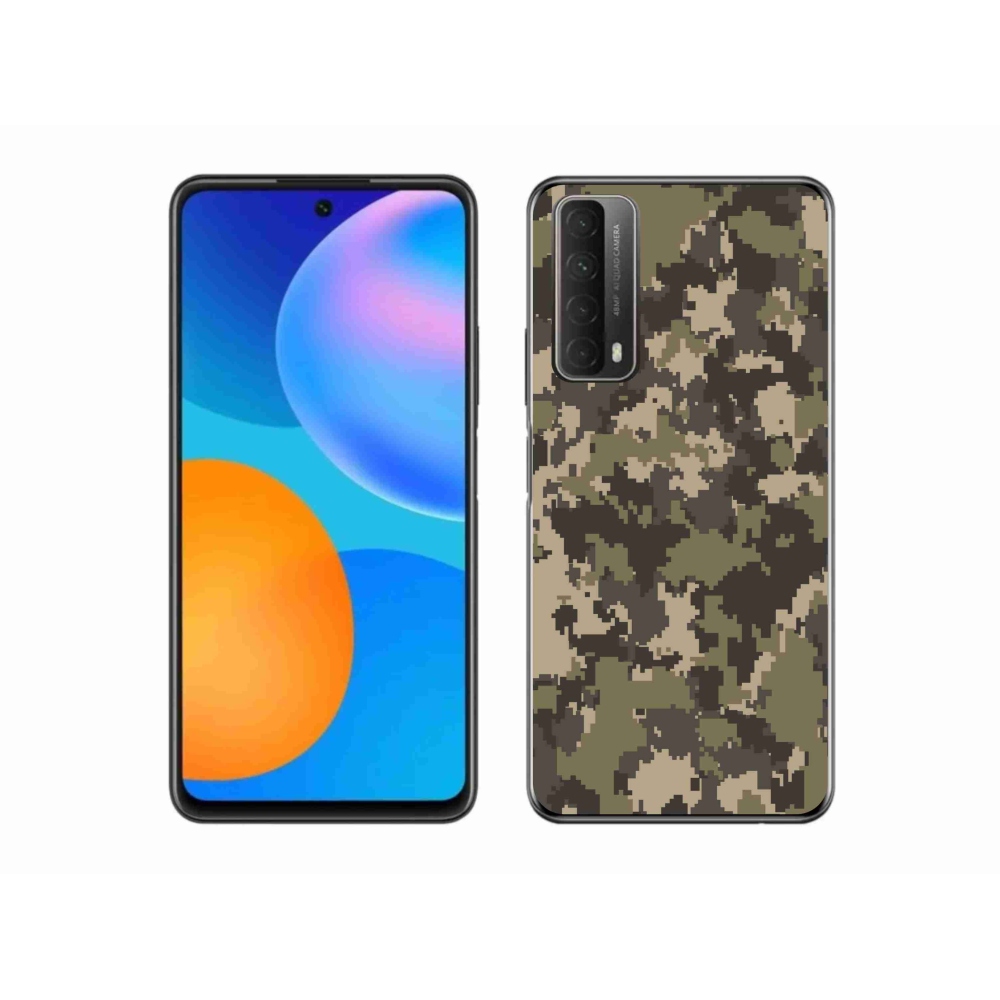 Gelový kryt mmCase na Huawei P Smart (2021) - maskáčový vzor 12