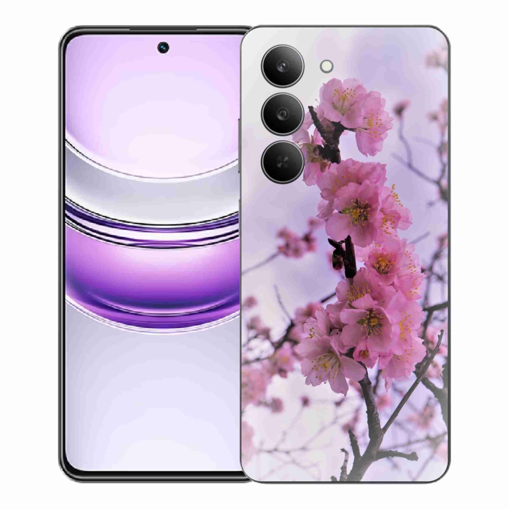 Gelový kryt mmCase na Realme 14x 5G - květiny 7