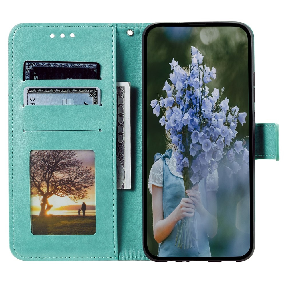 Mandala knížkové pouzdro na Samsung Galaxy A26 5G - modrozelené