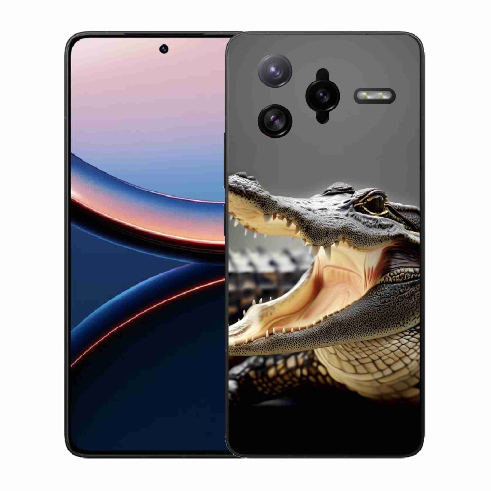 Gelový kryt mmCase na Xiaomi Poco F7 Ultra - krokodýl