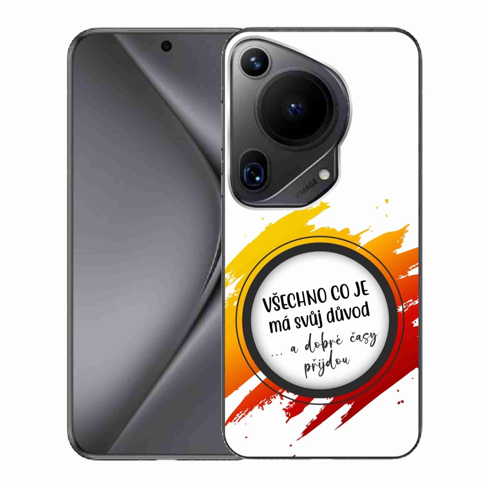 Gelový kryt mmCase na Huawei Pura 70 Ultra - citát 3 bílé pozadí