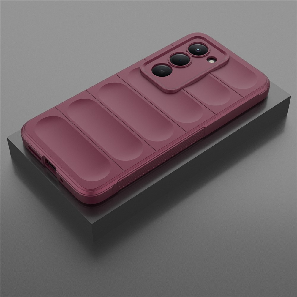 Rugg odolný gelový obal na Xiaomi Redmi 15 5G (169mm) - vínový