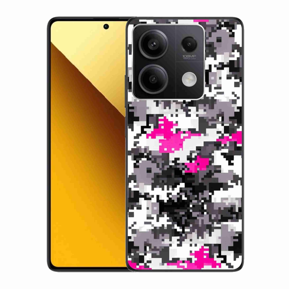 Gelový kryt mmCase na Xiaomi Redmi Note 13 5G - maskáčový vzor 4