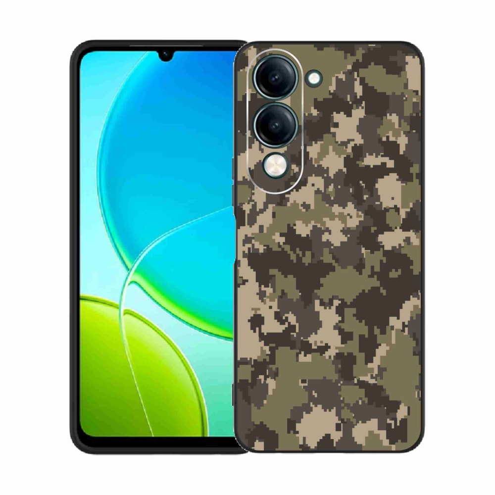 Gelový kryt mmCase na Vivo Y29s 5G - maskáčový vzor 12