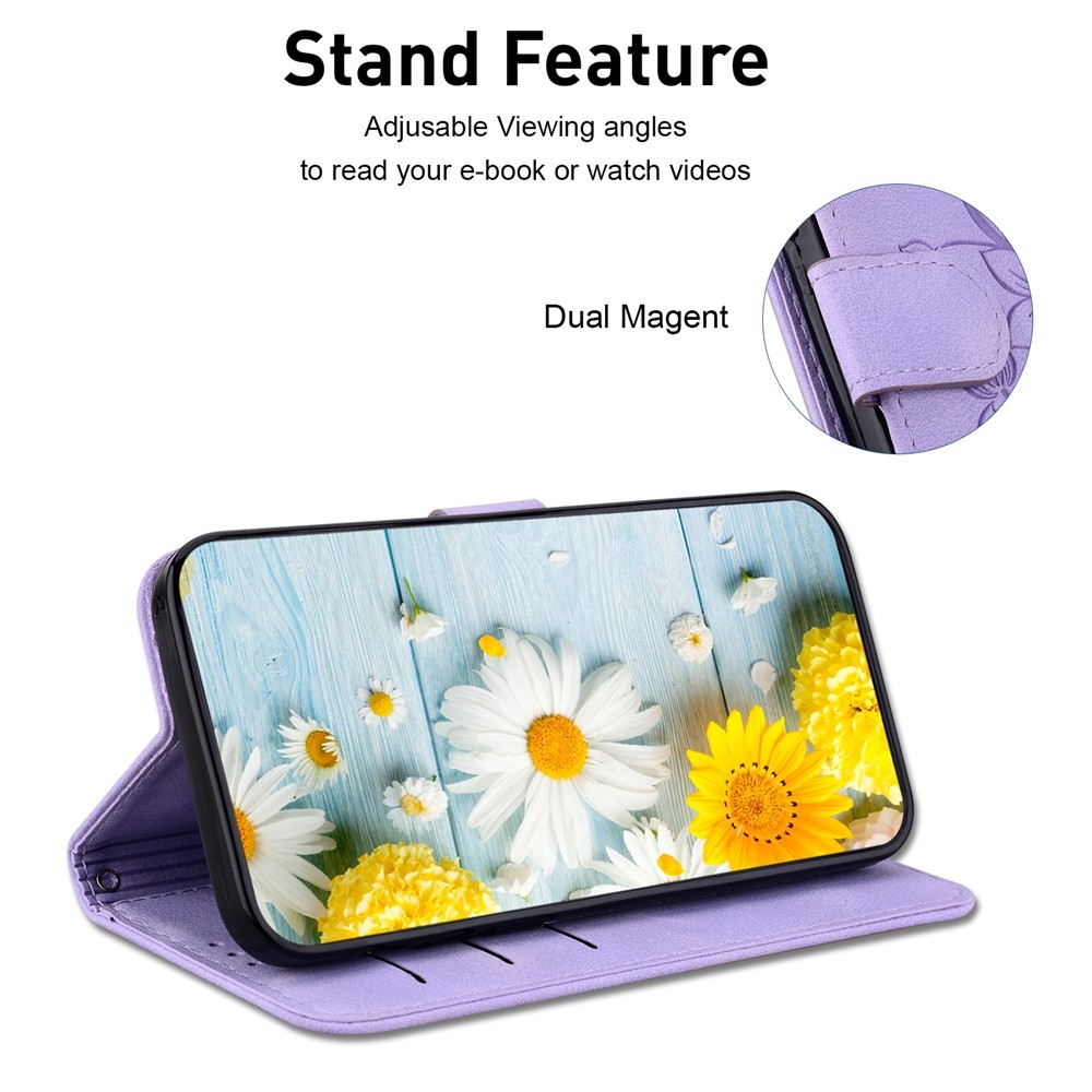 Lily knížkové pouzdro na Xiaomi Redmi 15C 4G/5G (173mm) - fialové