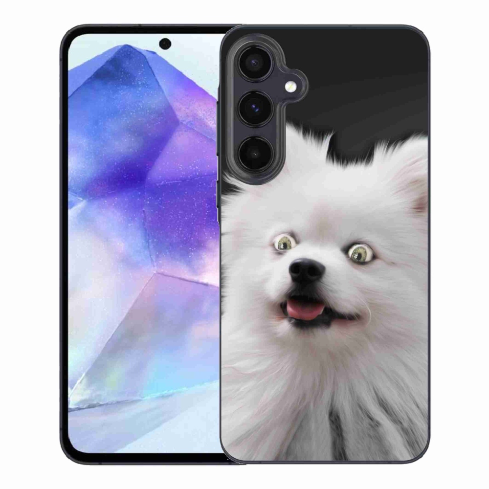 Gelový kryt mmCase na Samsung Galaxy A55 5G - bílý špic