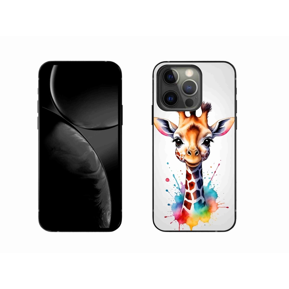 Gelový kryt mmCase na iPhone 13 Pro - žirafa 1