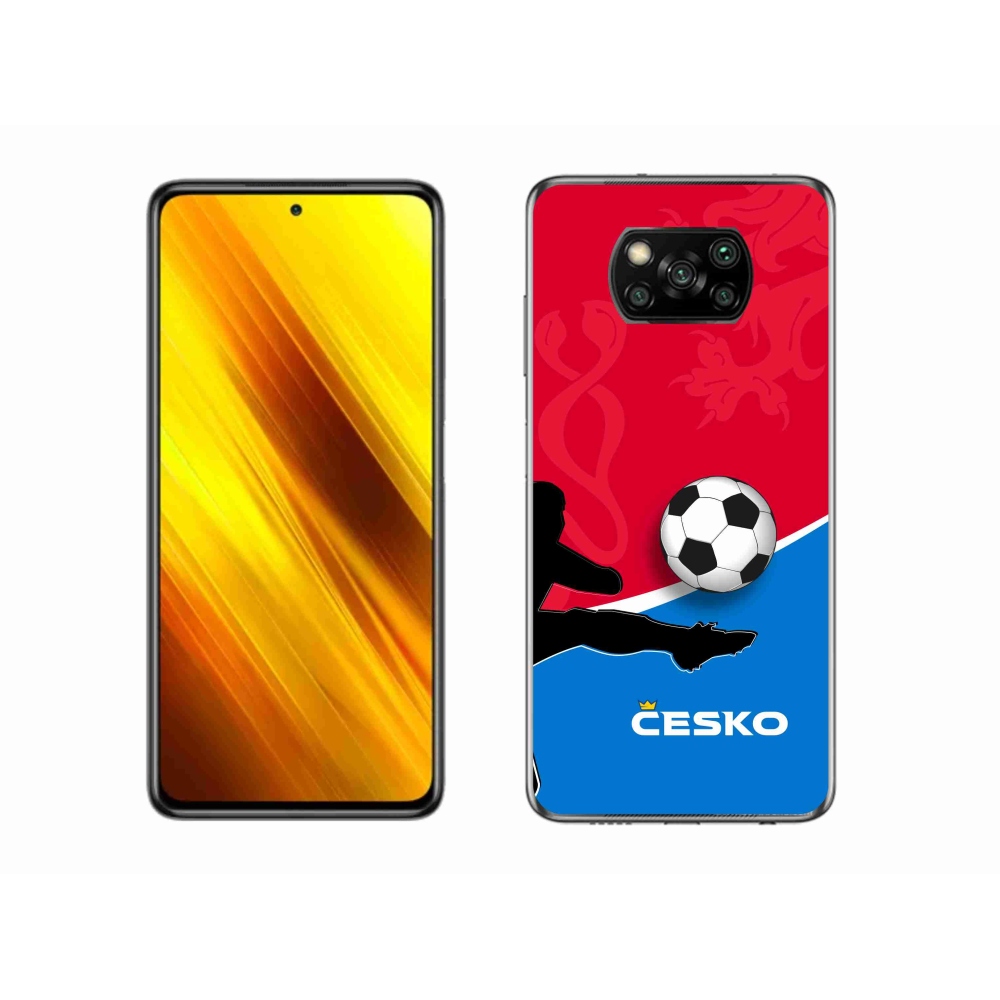 Gelový kryt mmCase na Xiaomi Poco X3 Pro - fotbal Česko 2