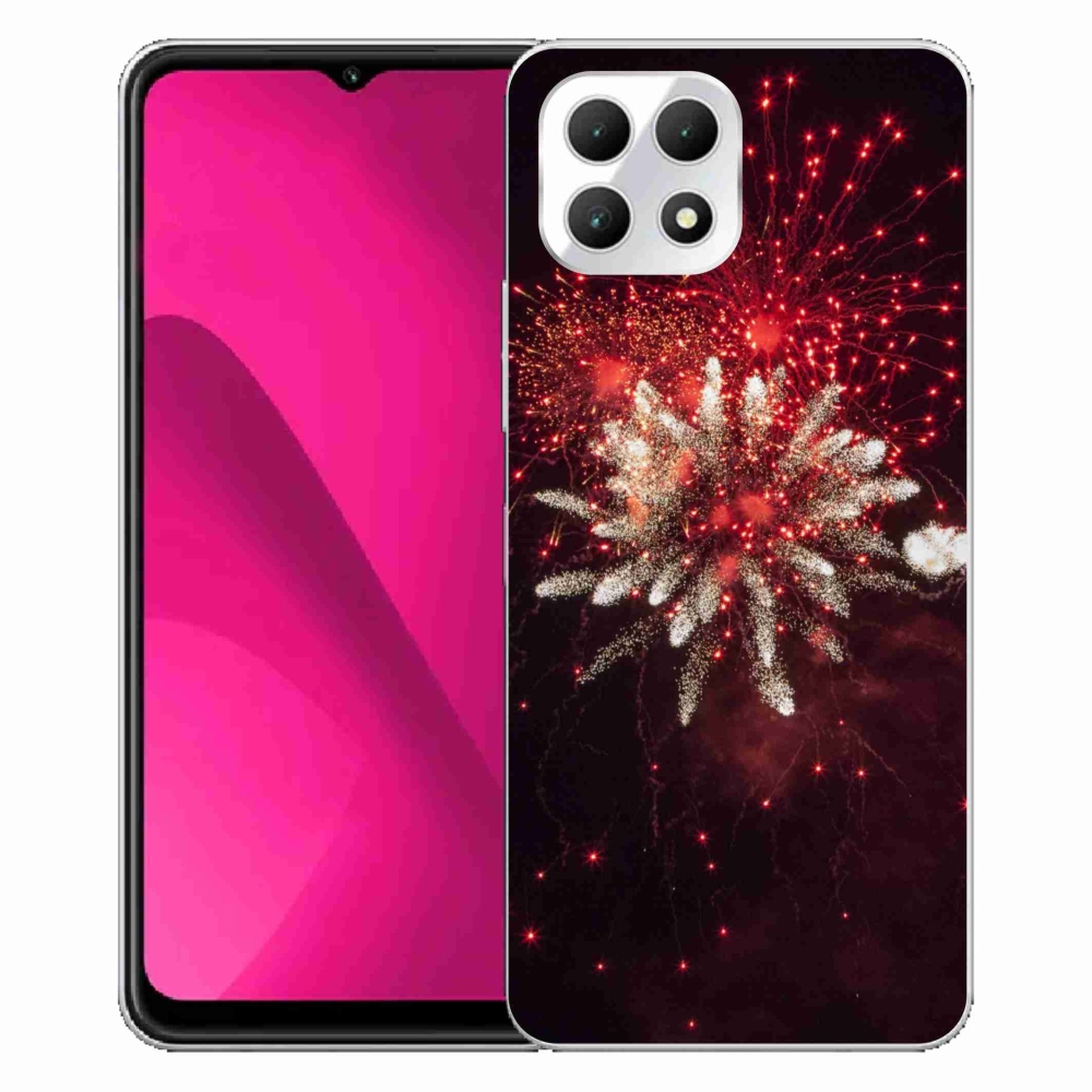 Gelový kryt mmCase na T-Mobile T Phone 2 - ohňostroj