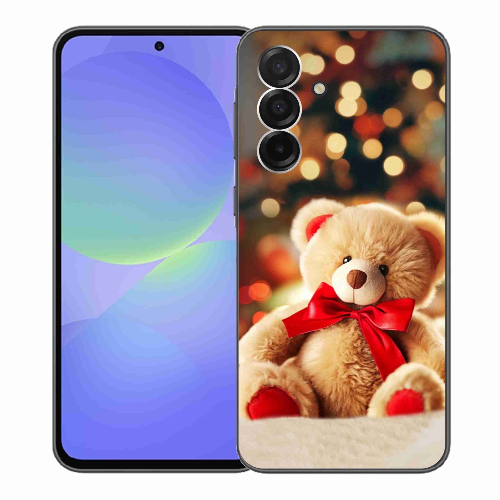 Gelový kryt mmCase na Samsung Galaxy A36 5G - plyšový medvídek