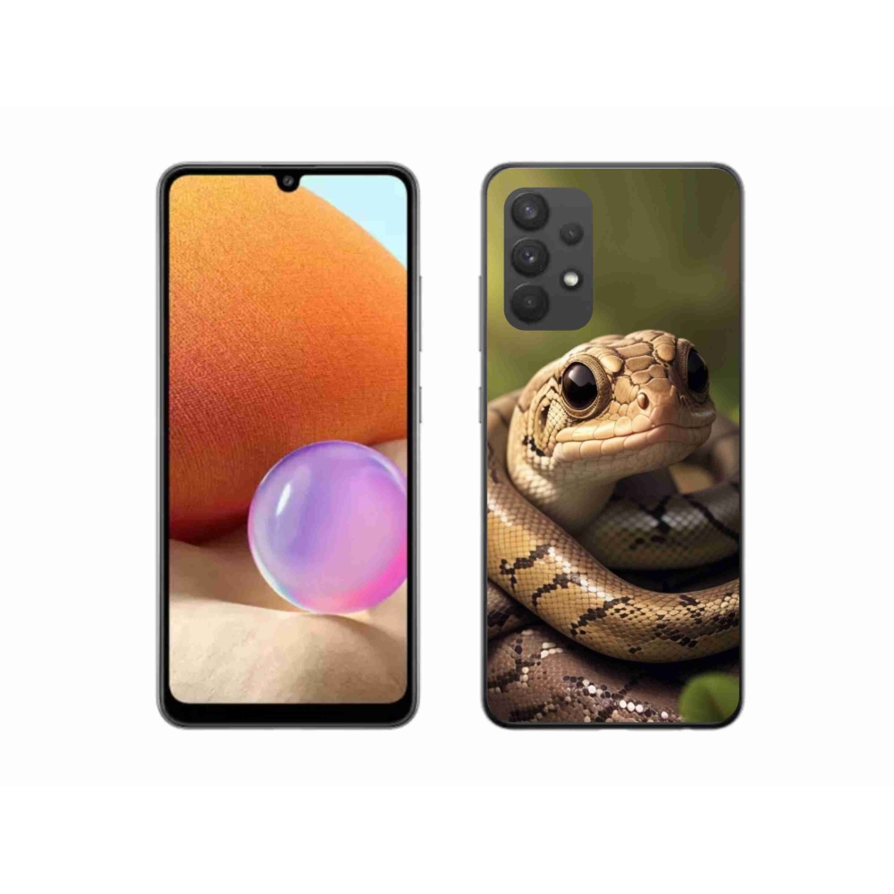 Gelový kryt mmCase na Samsung Galaxy A32 4G - had 1