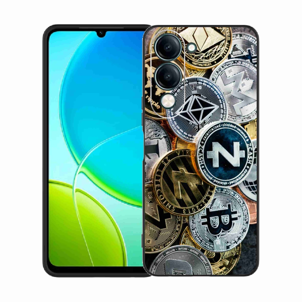 Gelový kryt mmCase na Vivo Y29s 5G - kryptoměny