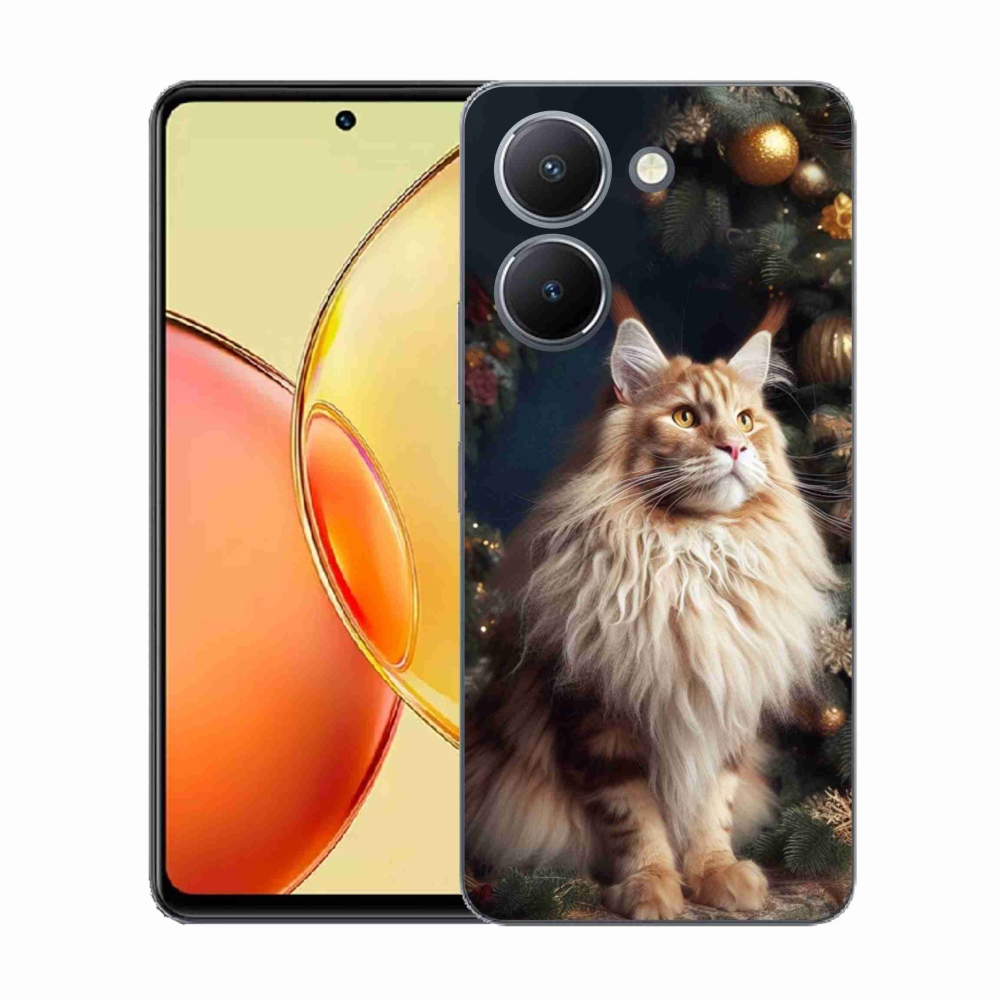 Gelový kryt mmCase na Vivo Y36 - kočka u stromku