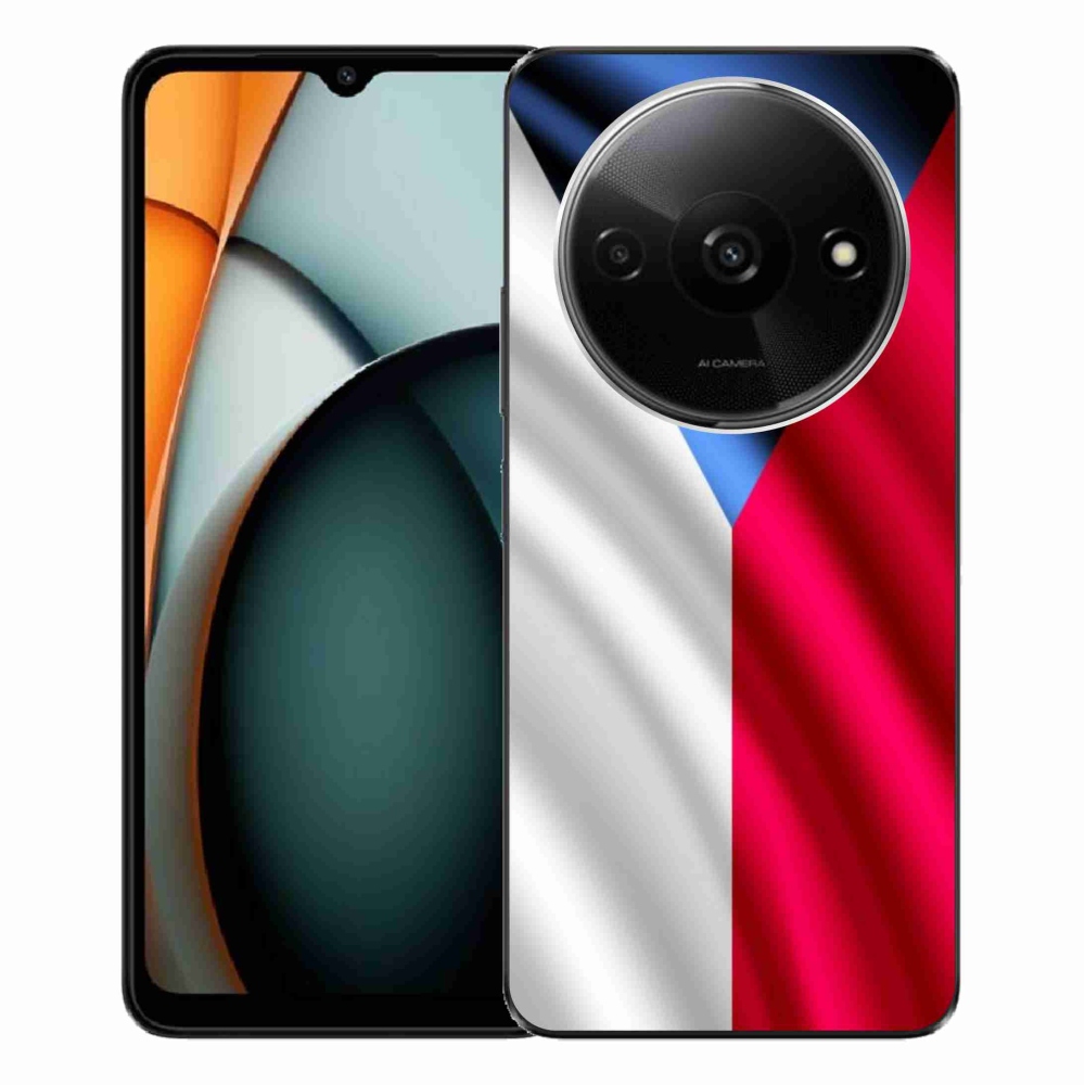 Gelový kryt mmCase na Xiaomi Redmi A3 - česká vlajka