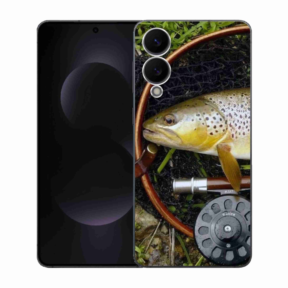 Gelový kryt mmCase na Samsung Galaxy S25 Edge - pstruh 2