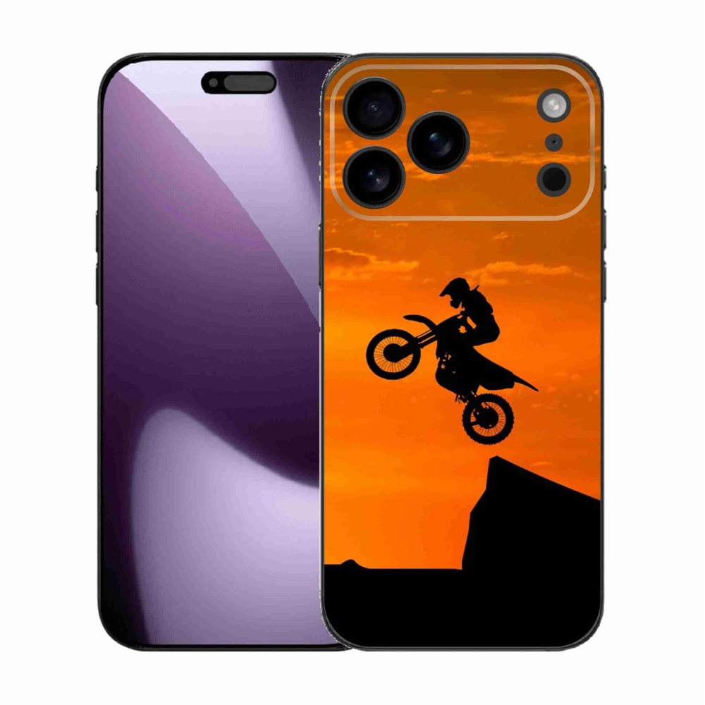 Gelový kryt mmCase na iPhone 17 Pro Max - motocross