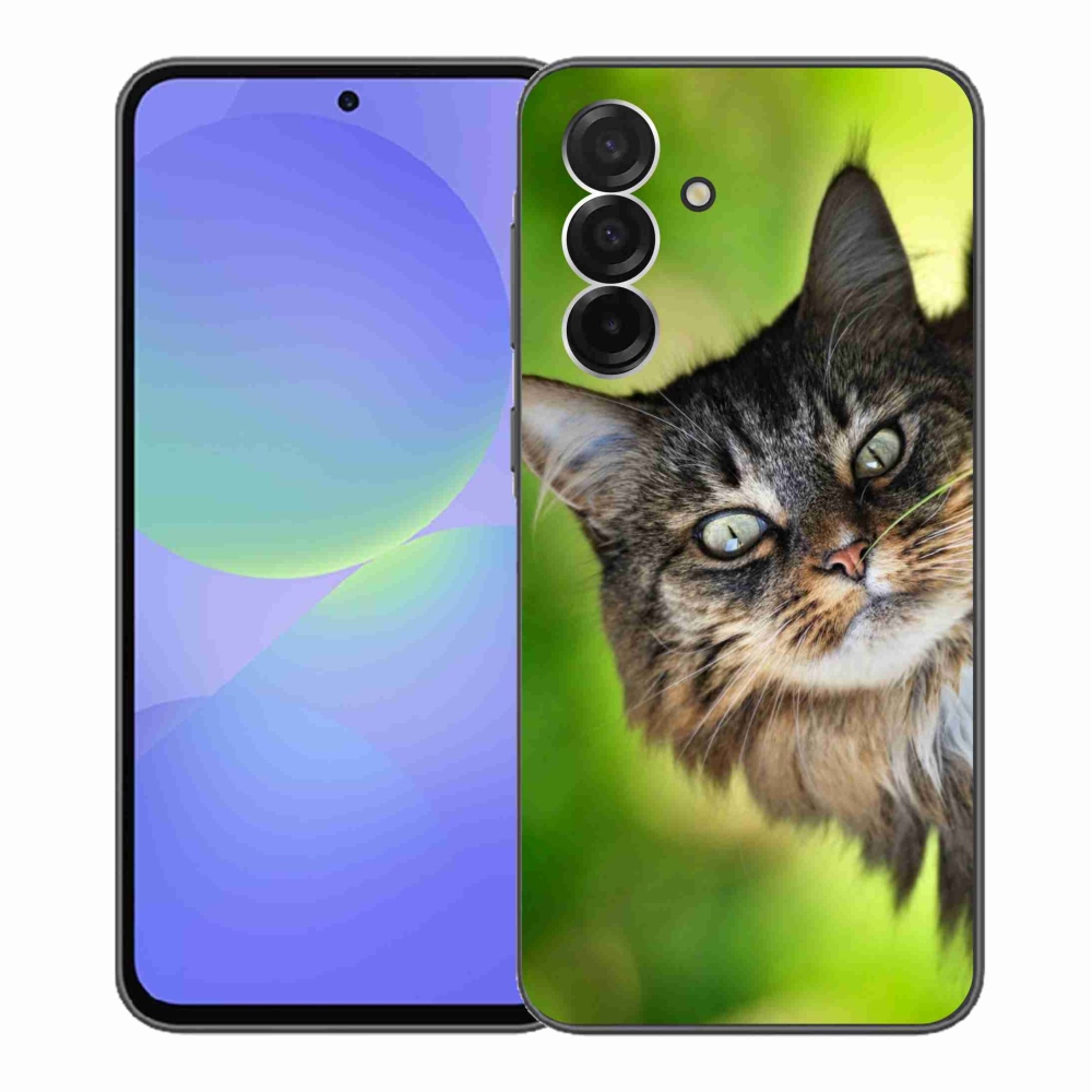 Gelový kryt mmCase na Samsung Galaxy A36 5G - kočka 3