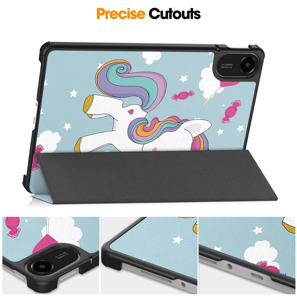 Patte chytré zavírací pouzdro na Xiaomi Redmi Pad 2 - jednorožec