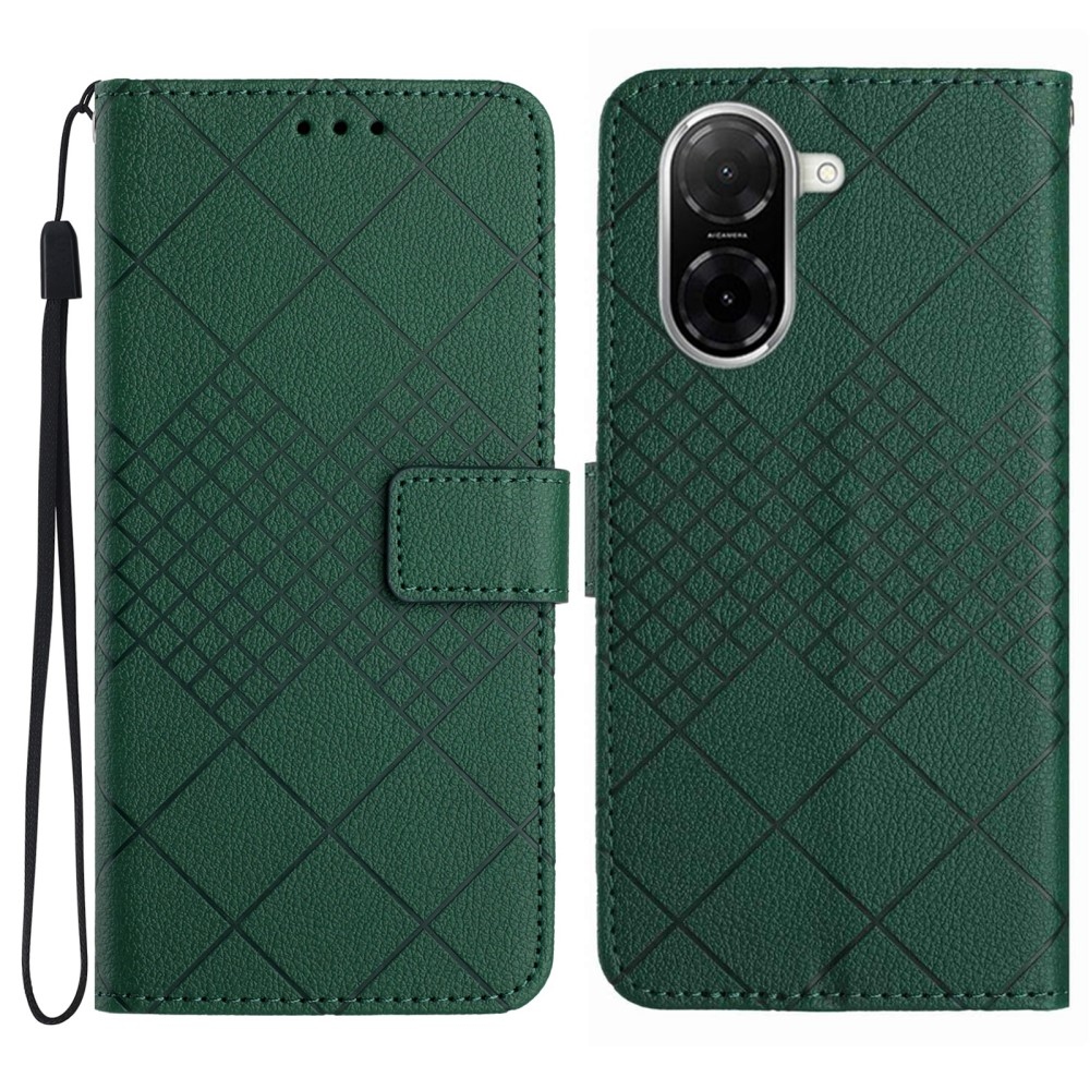 Folio knížkové pouzdro na Xiaomi Redmi A5 (173.45x79.35x8.45mm) - zelené