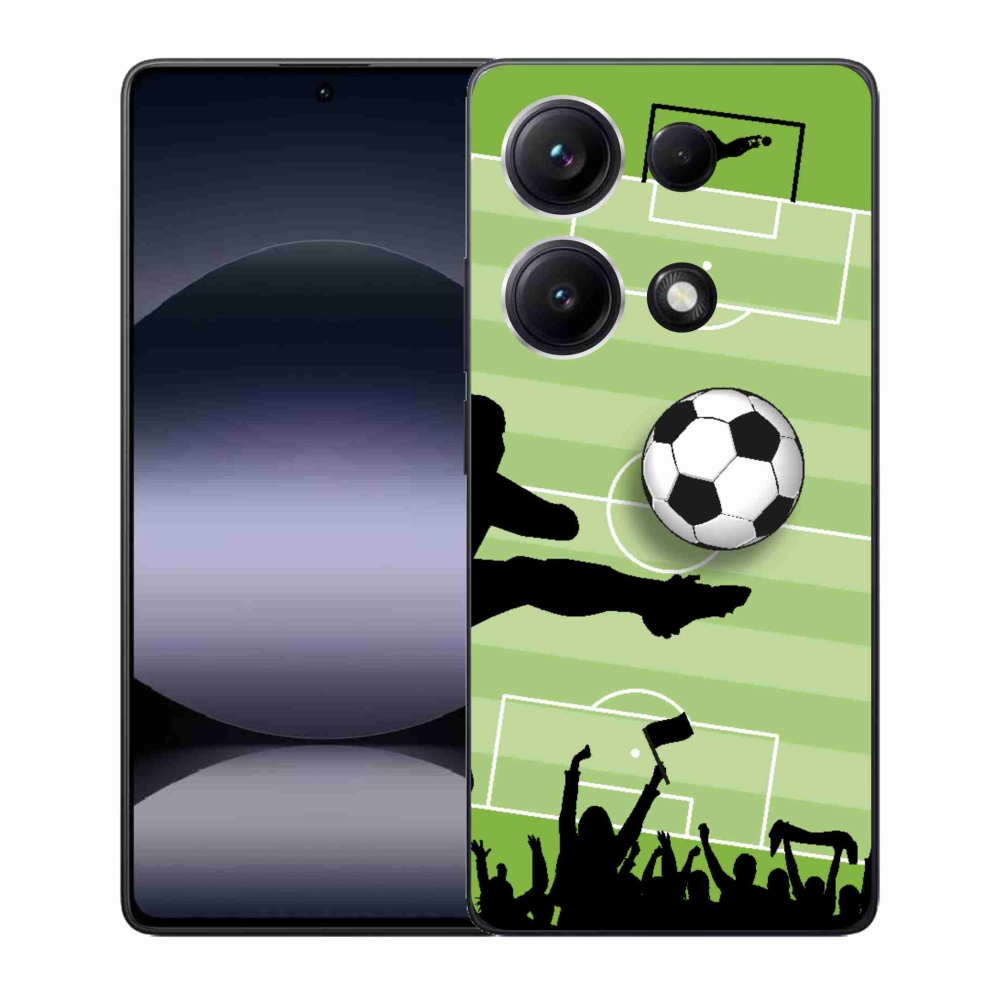Gelový kryt mmCase na Xiaomi Redmi Note 14S - fotbal 3