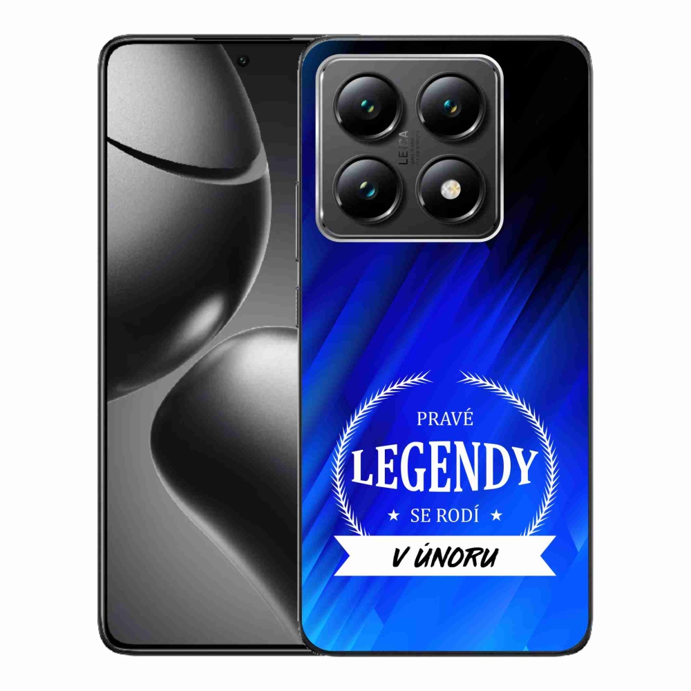 Gelový kryt mmCase na Xiaomi 14T - legendy v únoru modré pozadí