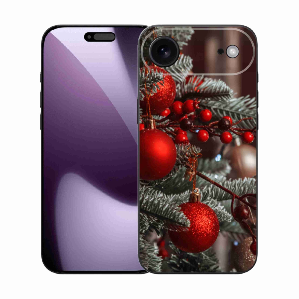 Gelový kryt mmCase na iPhone 17 Air - vánoční ozdoby 2