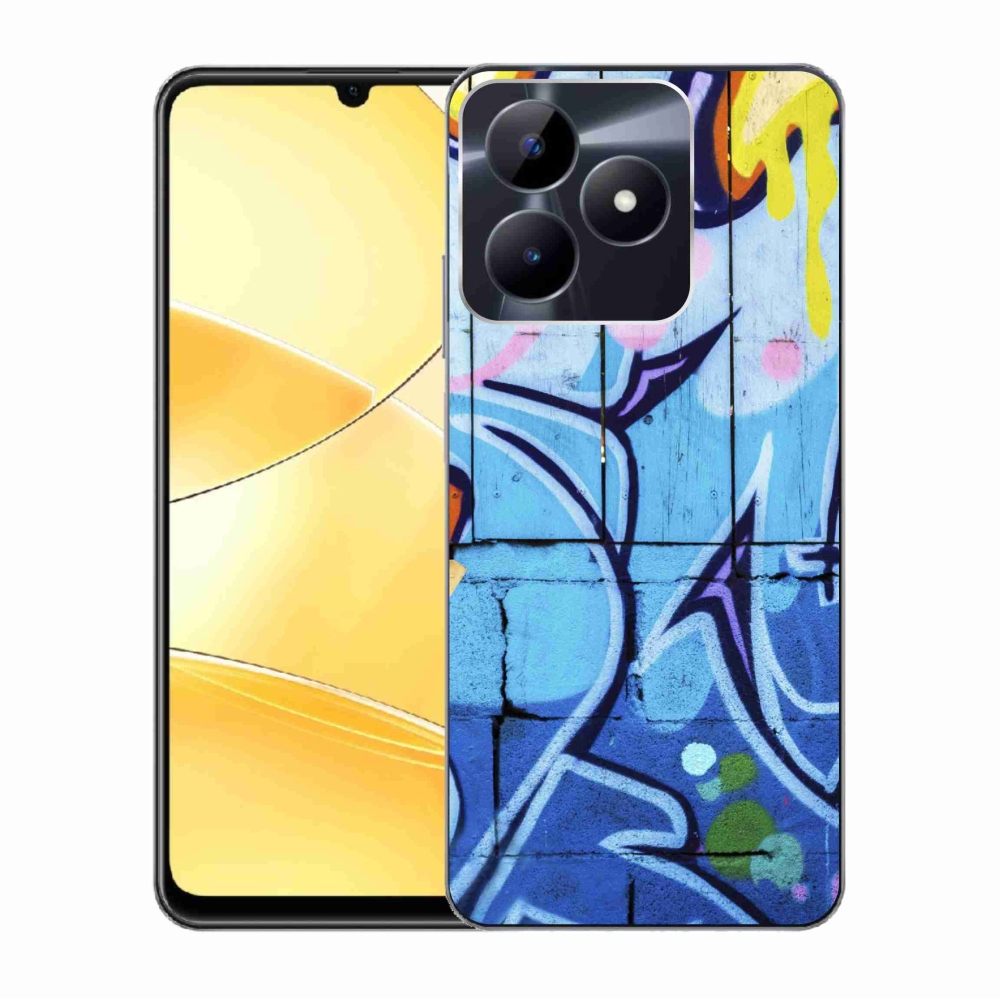 Gelový kryt mmCase na Realme C51/C53 - graffiti