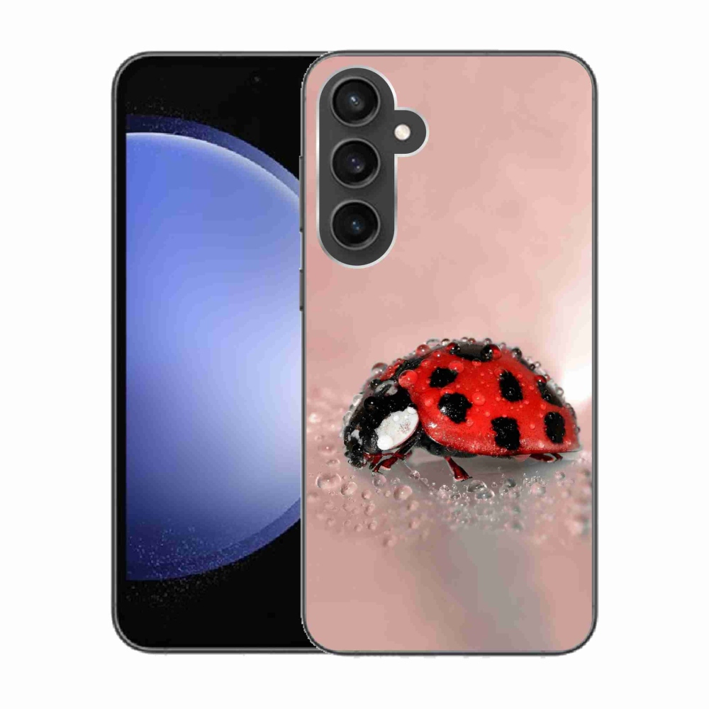 Gelový kryt mmCase na Samsung Galaxy S23 FE - beruška