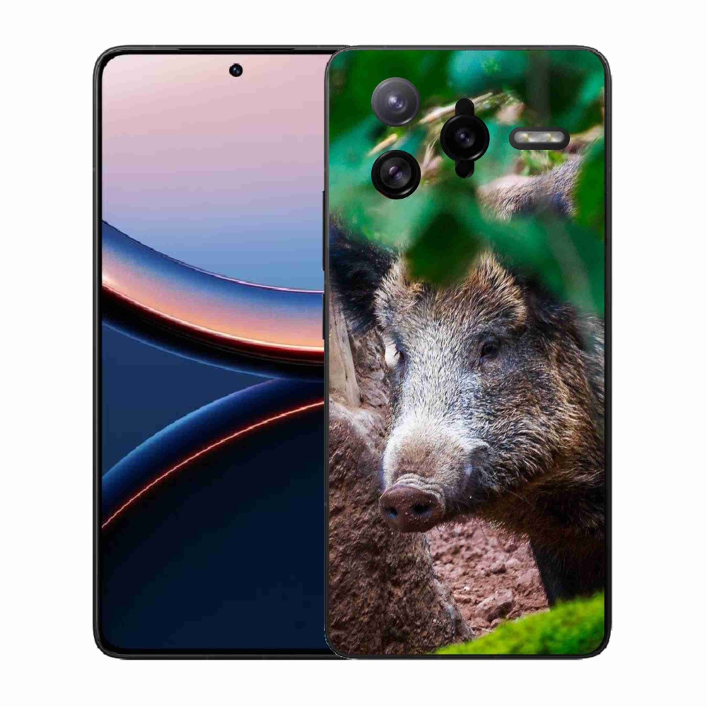 Gelový kryt mmCase na Xiaomi Poco F7 Ultra - divoké prase