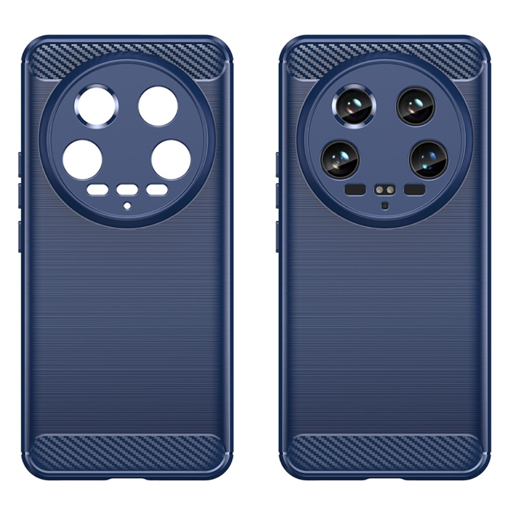 Carbon odolný gelový obal na Xiaomi 14 Ultra - modrý