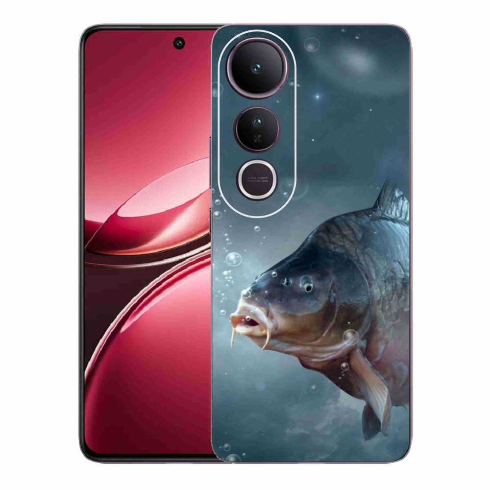 Gelový kryt mmCase na Vivo V50 Lite 4G/5G - kapr a bublinky