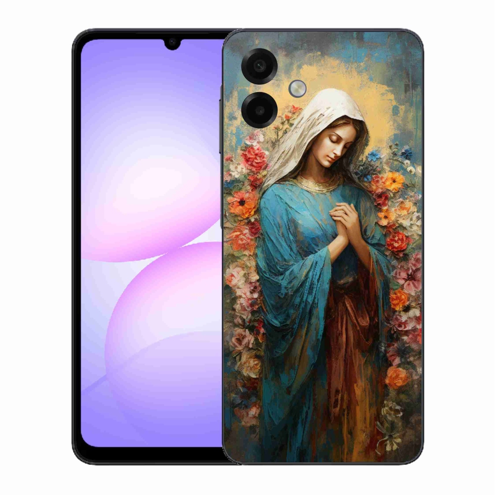 Gelový kryt mmCase na Samsung Galaxy A07 4G - svatá žena