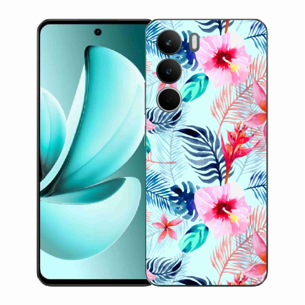 Gelový kryt mmCase na Realme C71 - květiny