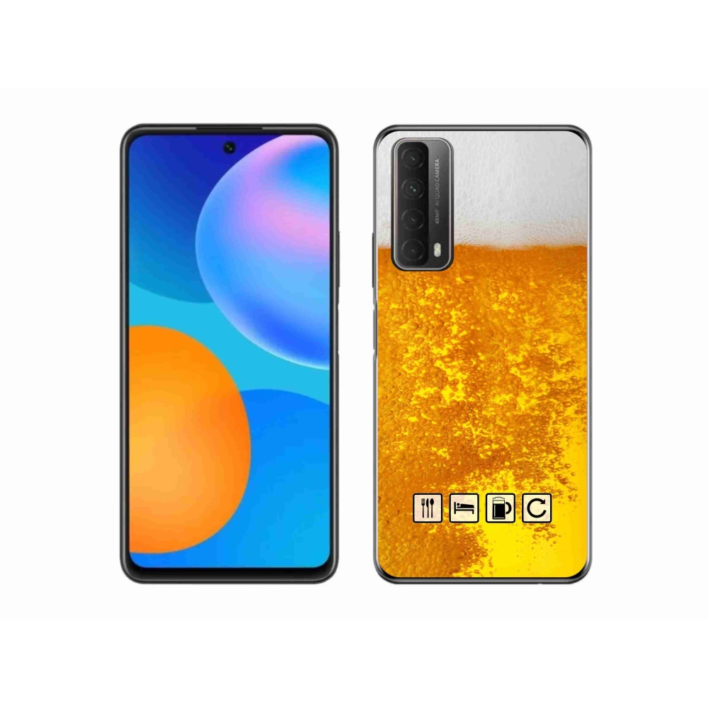 Gelový kryt mmCase na Huawei P Smart (2021) - pivní motiv 3