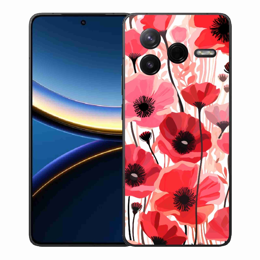 Gelový kryt mmCase na Xiaomi Poco F7 Pro - vlčí mák 1