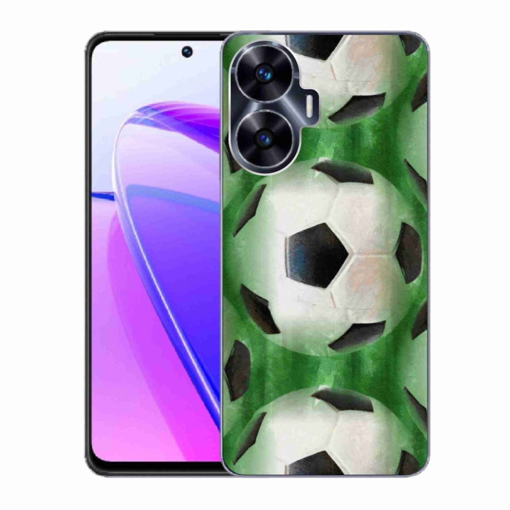 Gelový kryt mmCase na Realme C55 - fotbalový míč