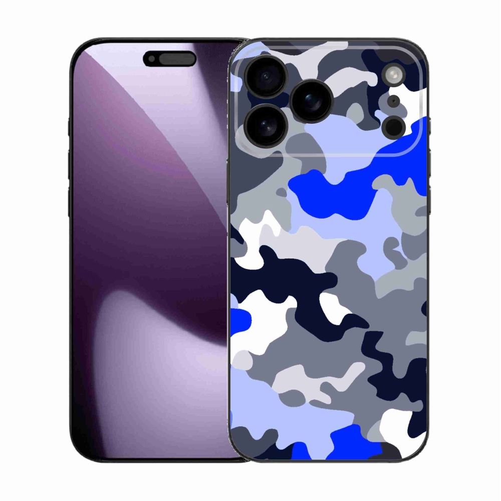 Gelový kryt mmCase na iPhone 17 Pro Max - maskáčový vzor 8