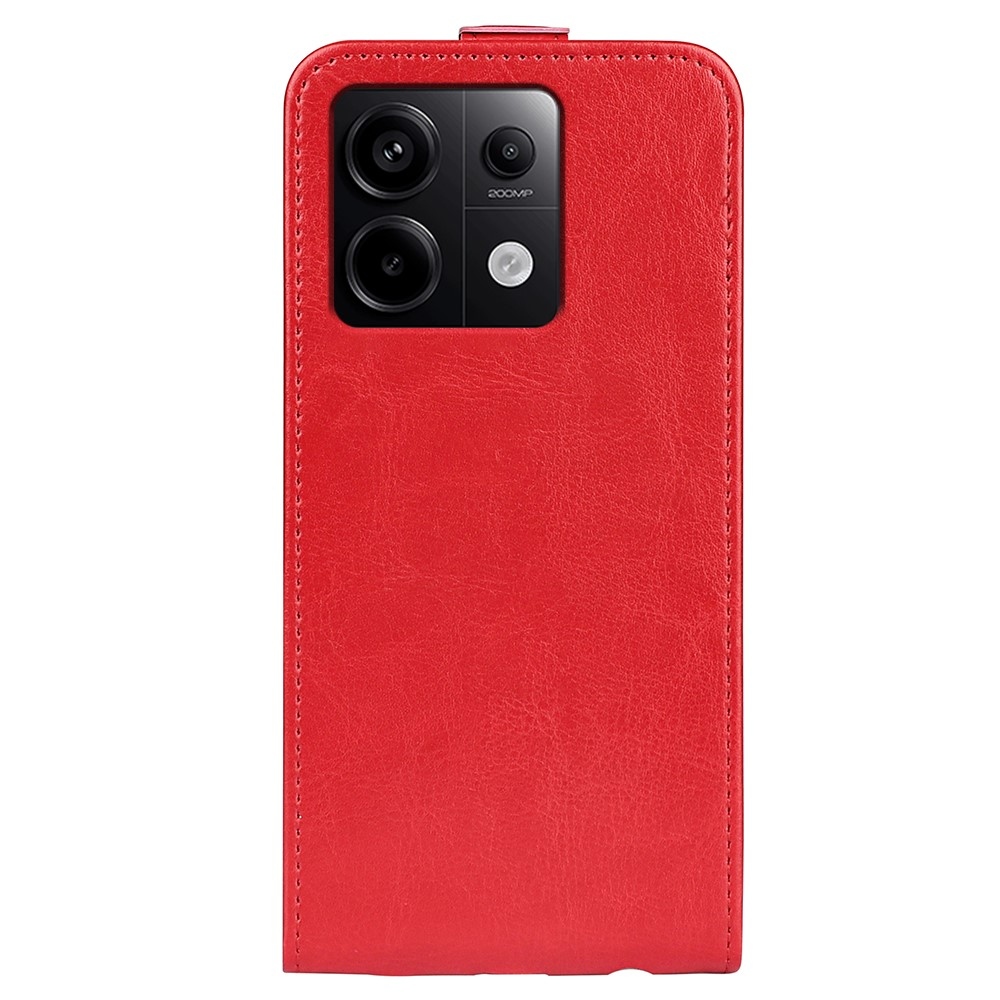 Vertical flipové pouzdro na Xiaomi Redmi Note 13 Pro 5G/Poco X6 5G - červené