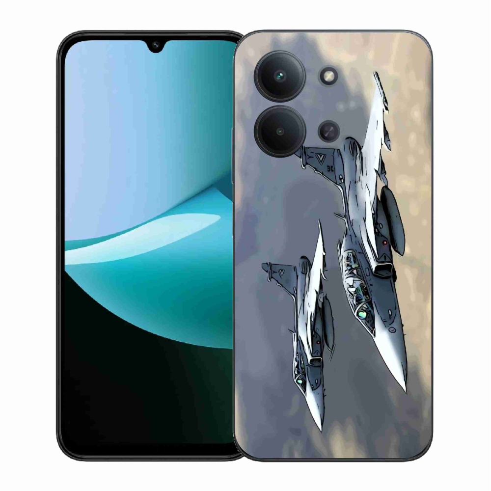 Gelový kryt mmCase na Xiaomi Redmi 15C 4G (171mm)/Poco C85 4G (171mm) - stíhačky