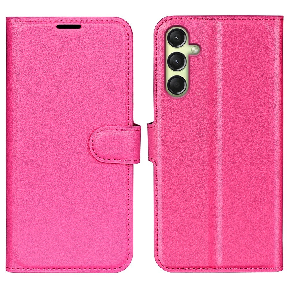 Litchi knížkové pouzdro na Samsung Galaxy A16 4G/5G - rose