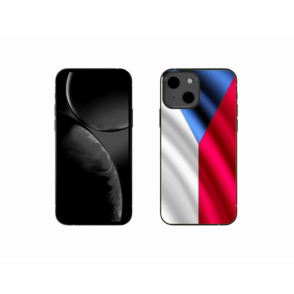Gelový kryt mmCase na mobil iPhone 13 mini 5.4 - česká vlajka