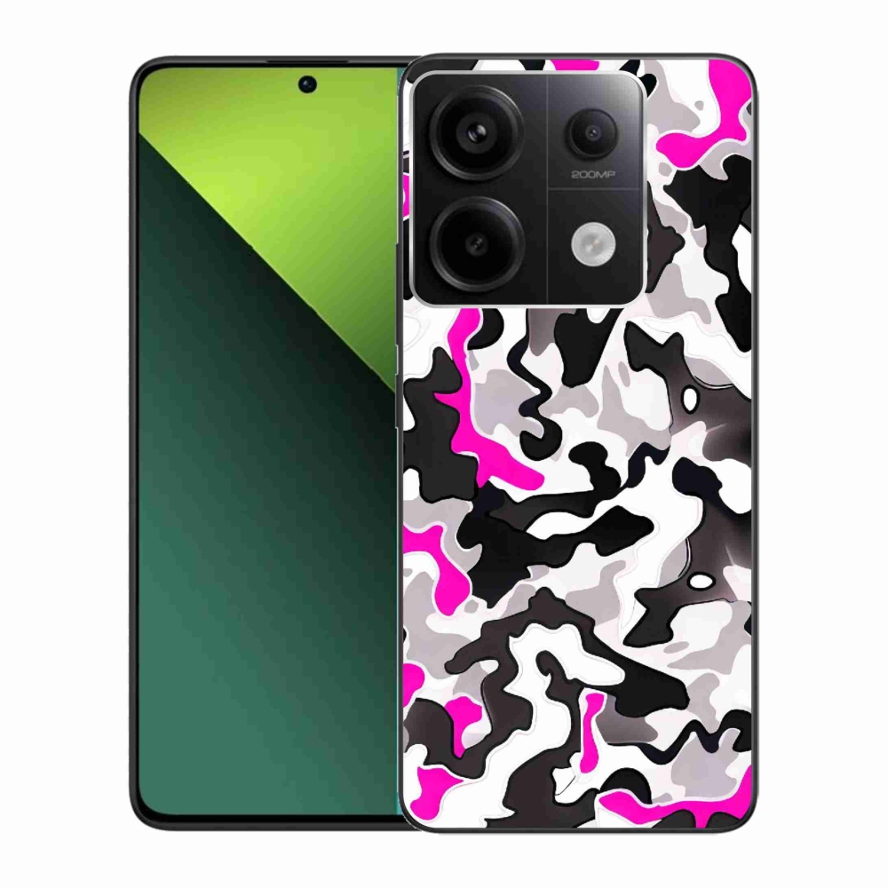 Gelový kryt mmCase na Xiaomi Redmi Note 13 Pro 5G/Poco X6 5G - maskáčový vzor 5