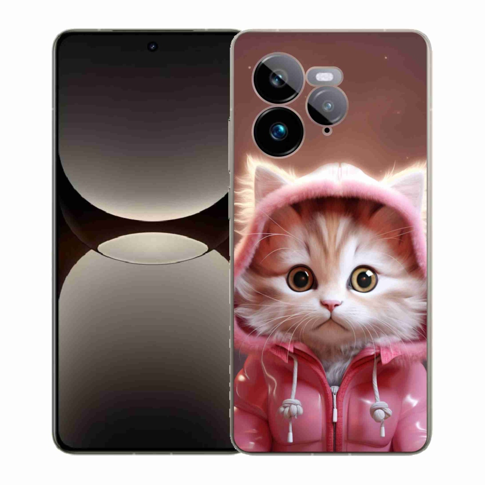 Gelový kryt mmCase na Realme GT 7 Pro 5G - roztomilé kotě 3