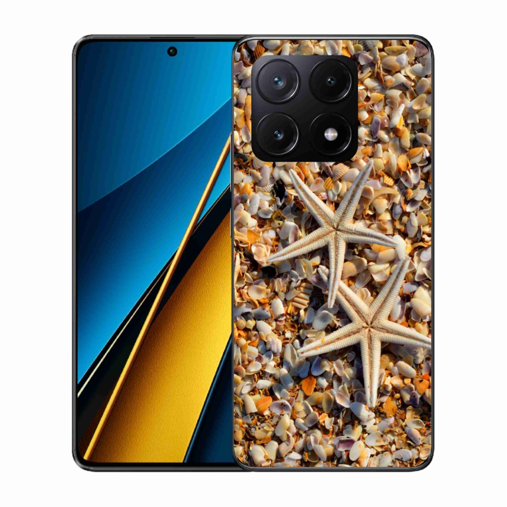 Gelový kryt mmCase na Xiaomi Poco X6 Pro 5G - mořské hvězdice