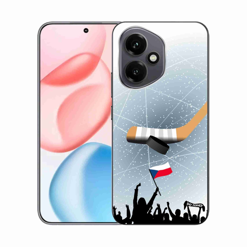 Gelový kryt mmCase na Honor 400 - fanoušci hokeje