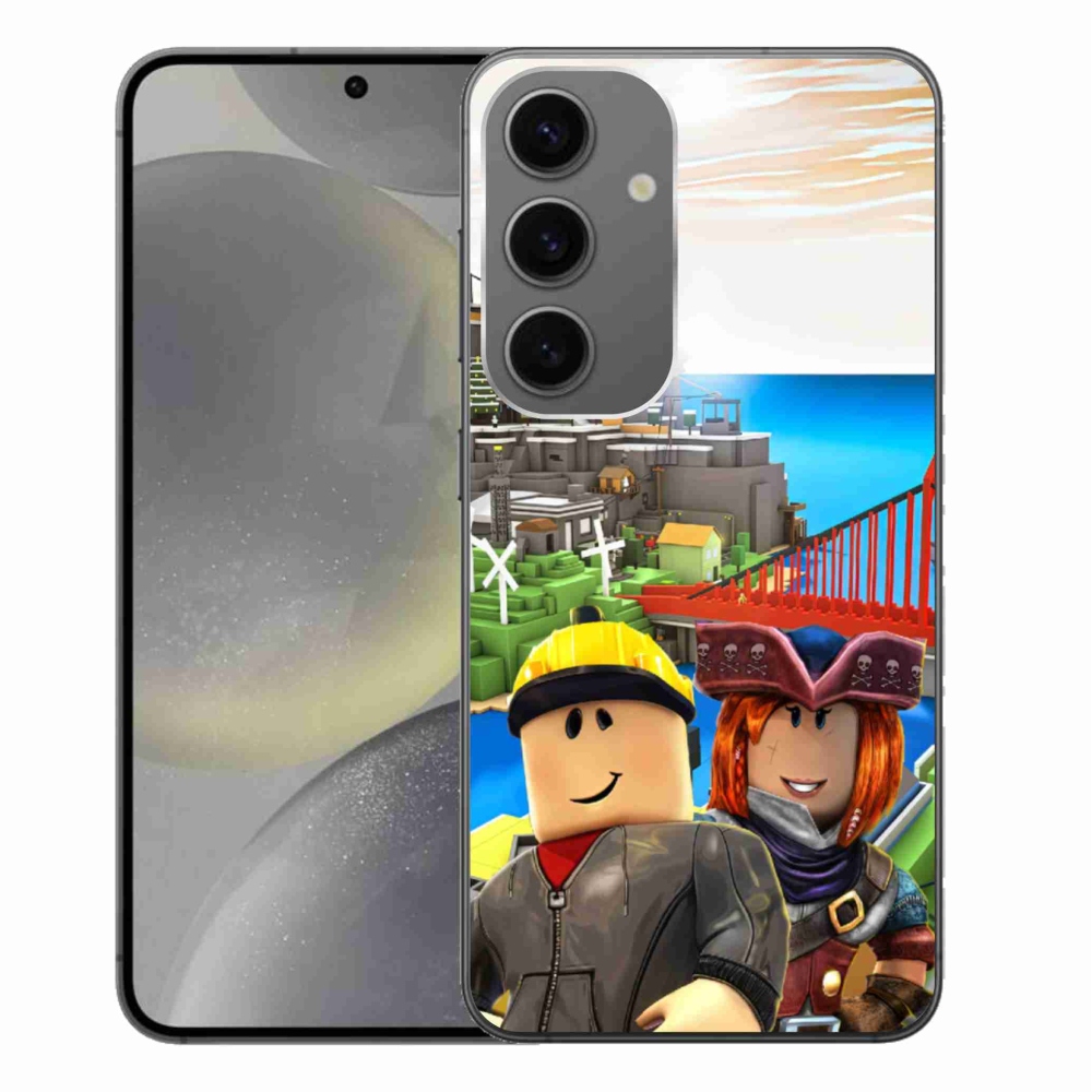 Gelový kryt mmCase na Samsung Galaxy S24+ - roblox 1