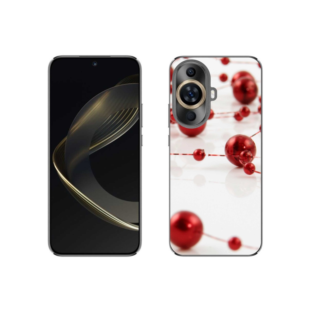 Gelový kryt mmCase na Huawei Nova 11 - vánoční řetěz